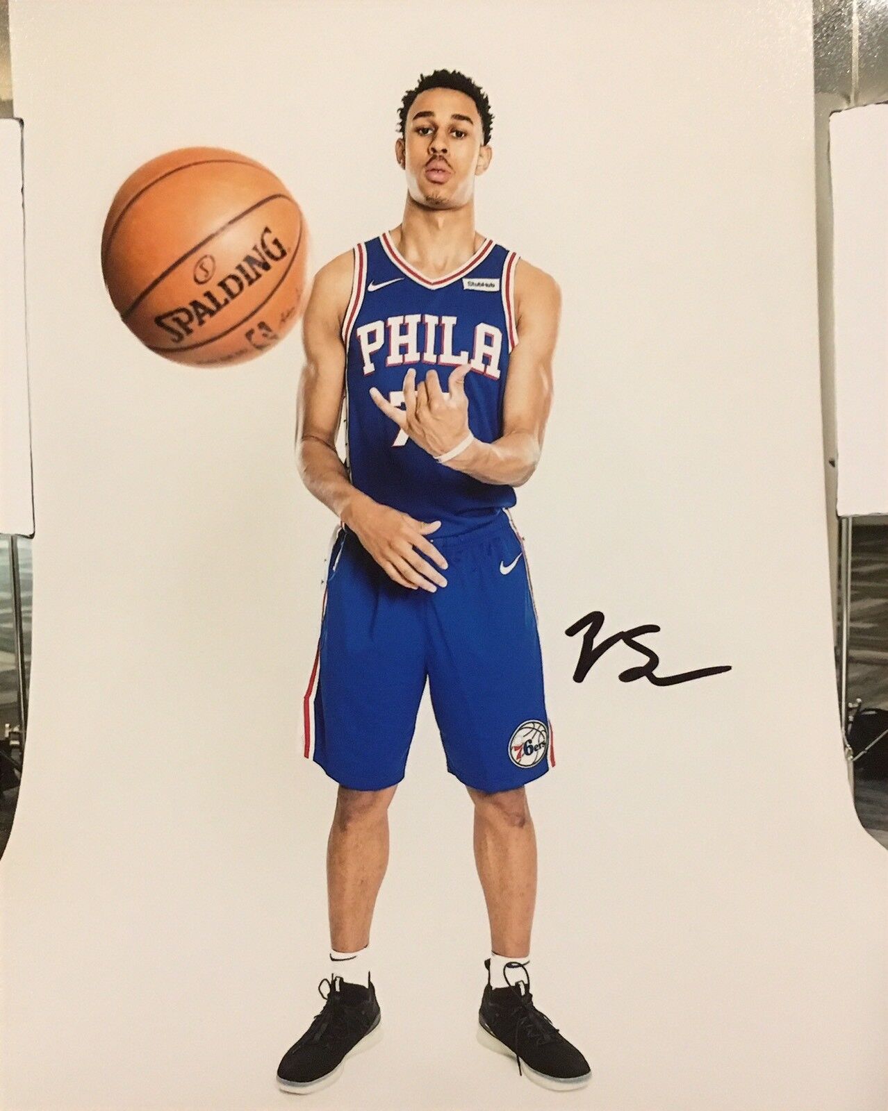 PROOF! ZHAIRE SMITH Signed Autographed 8x10 Photo Poster painting PHILADELPHIA 76ers SIXERS