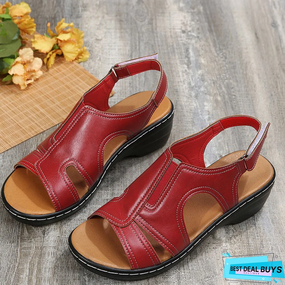 Stay Comfortable and Stylish this Summer with Chunky Heel Roman Sandals for Women