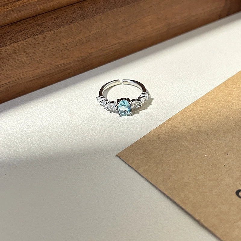 Minimalist Geometric Copper Plating Women’s Open Rings