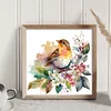Flowers Bird - 18CT Stamped Cross Stitch 20*20cm/7.87*7.87in