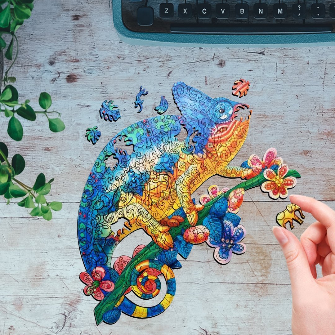 Chameleon Jigsaw Puzzle