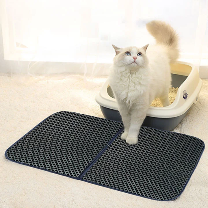 Professional Cat Litter Mat, Honeycomb Double Layer - Waterproof – Loopo  Shop