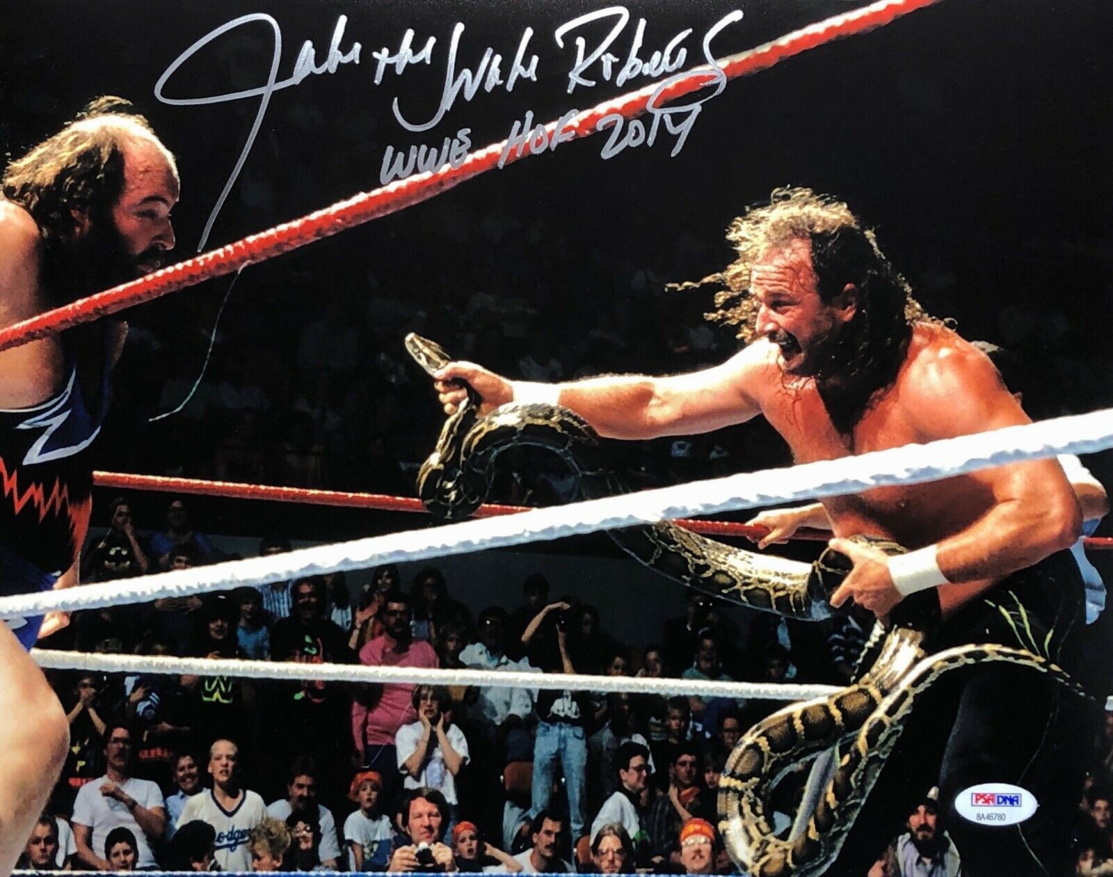 Jake 'The Snake' Roberts Signed Wrestling 11x14 Photo Poster painting WWE HOF 2014