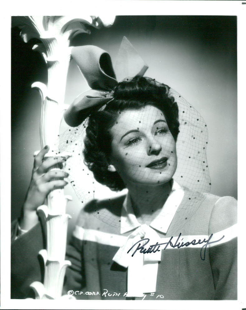 Ruth Hussey (Vintage) signed Photo Poster painting COA