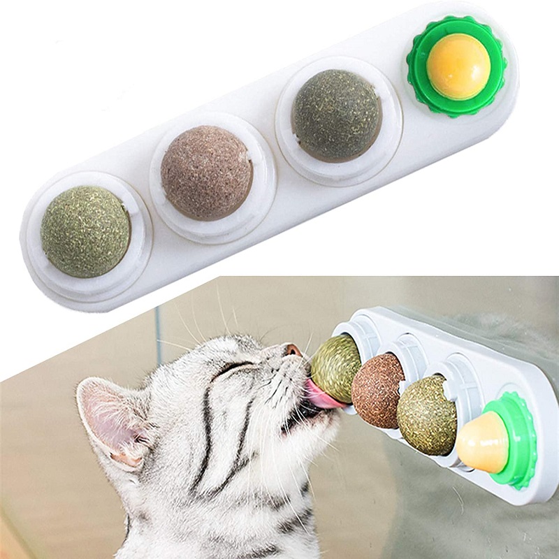 

Cat Candy Licking Rotating Catnip Ball Snacks Toy, 501 Original
