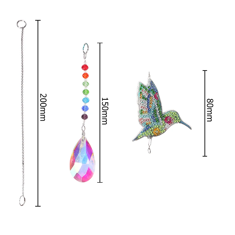 DIY Diamond Painting Sun Catcher - Bird