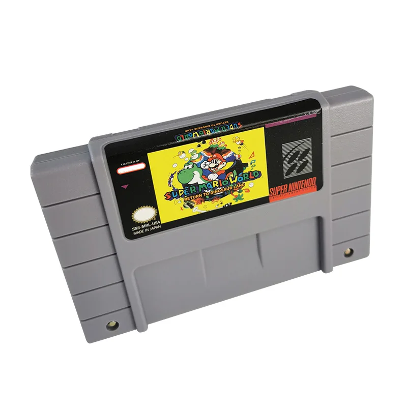 Super Mario World: Return to Dinosaur Land SNES For Super Nintendo Entertainment System - 16 Bit US Version Game Cartridge