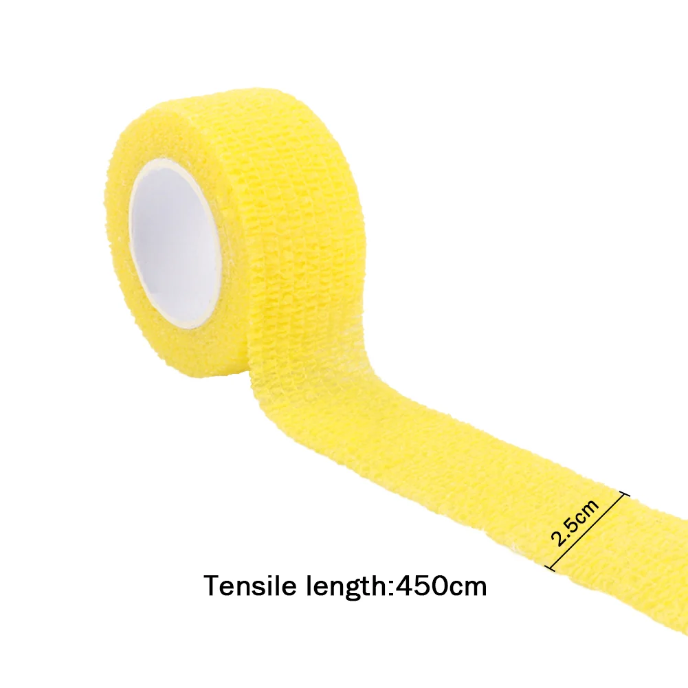 Self Adhesive Wrap Tape Elastic Bandage Cross Stitch Finger Protector Kits(2.5*450cm)