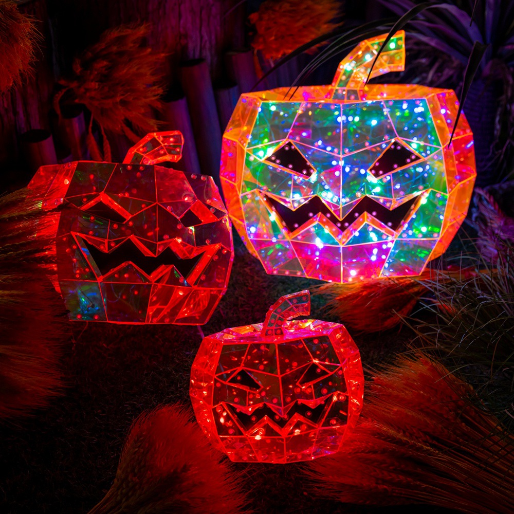 Halloween Remote Control Pumpkin Glowing Light
