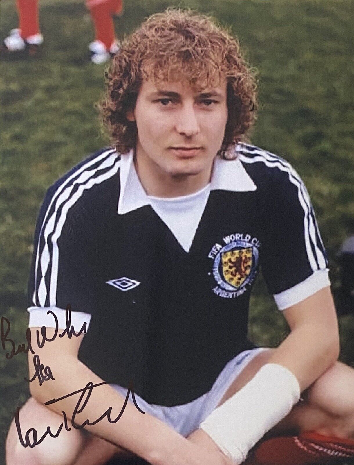 Asa Hartford Genuine Hand Signed Scotland 6X4 Photo Poster painting 3