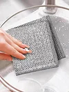 Kitchen Cleaning Cloth Cleaning Rags Reusable Scrubbing Pads Kitchen Accessories