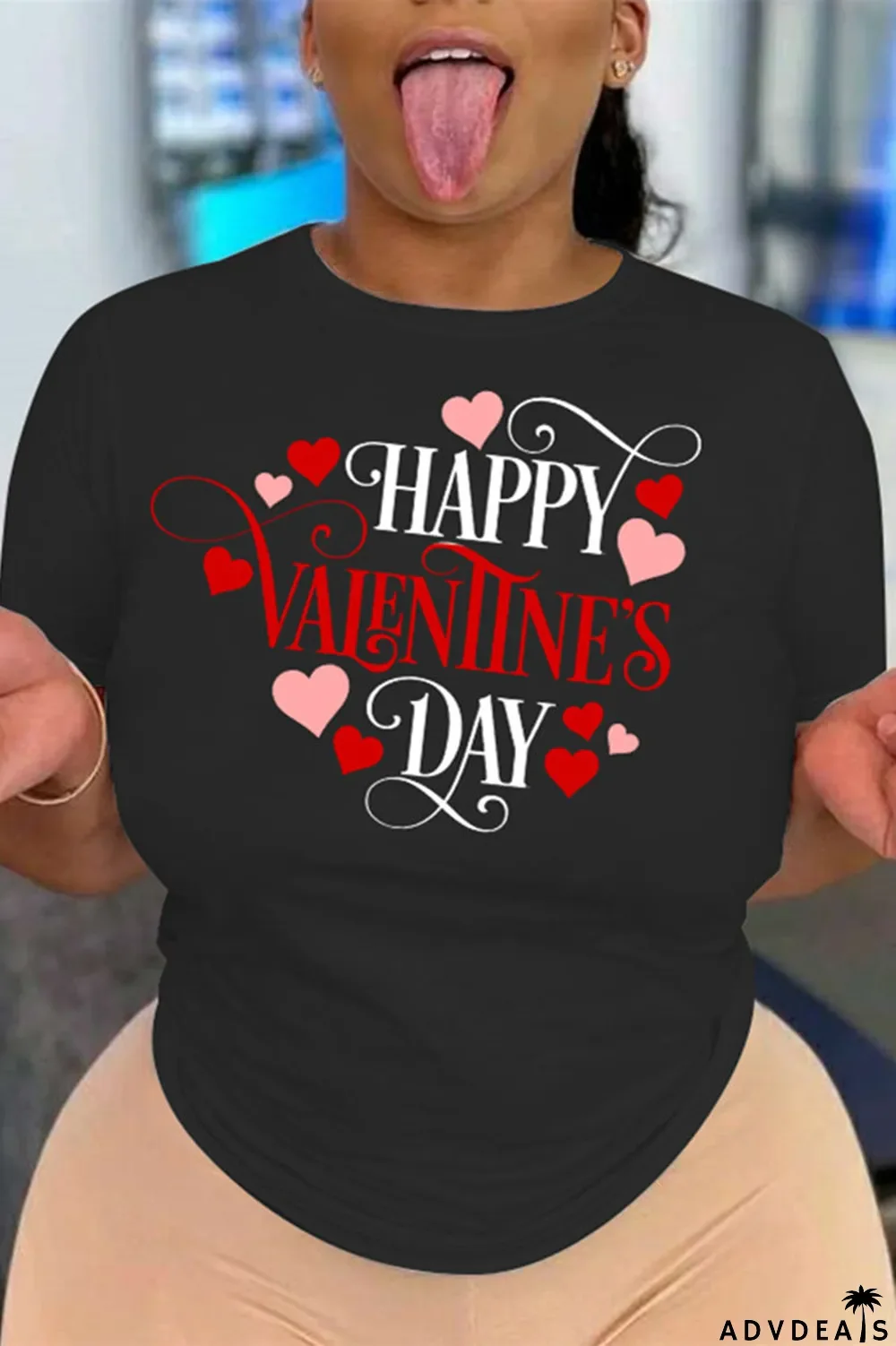 White Fashion Casual Letter Print Basic O Neck T-Shirts