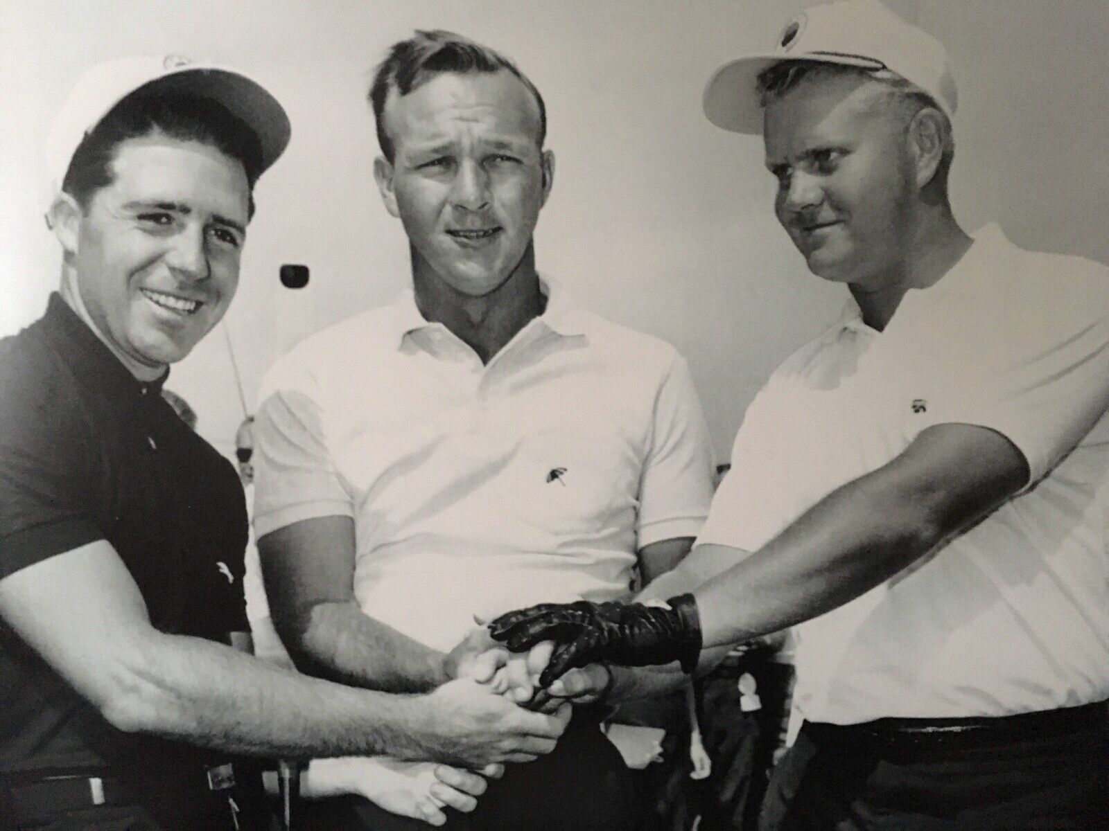 PLAYER / PALMER / NICKLAUS - GOLFING GREATS - EXTRA LARGE UNSIGNED Photo Poster paintingGRAPH