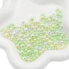 Flashing 3-8mm ABS Nonporous Pearls Colorful DIY Accessories