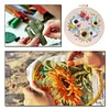 Flying Wreath-DIY Embroidery Kit with Pattern Cotton Threads Needles Hoop 30*30cm/11.81*11.81in