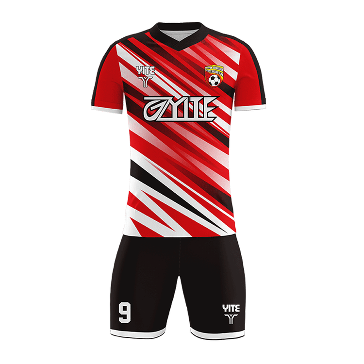 YITE | YTZQ003-Red  And White Soccer Uniforms