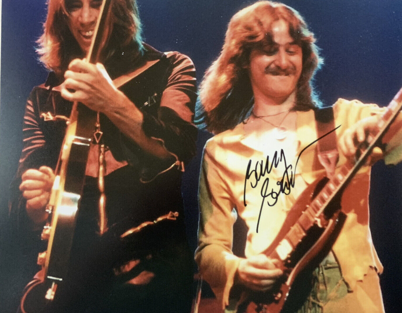 BARRY GOUDREAU HAND SIGNED 8x10 Photo Poster painting BOSTON ORIGINAL GUITARIST AUTOGRAPH COA