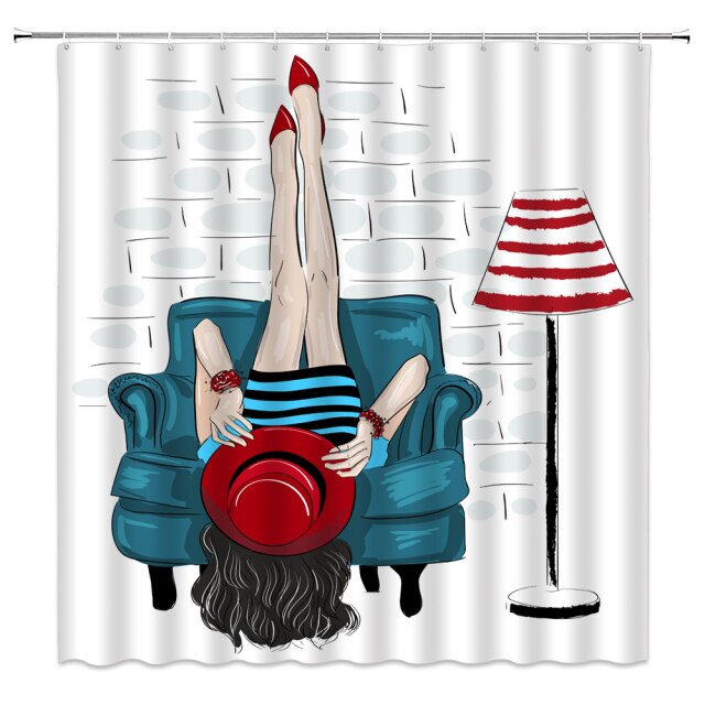 

Shower Curtain – Girl-180*180cm, 501 Original