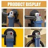 Metal Angle Grinder Holder with Cord Hanger Wall Mount Angle Grinder Tool Stand
