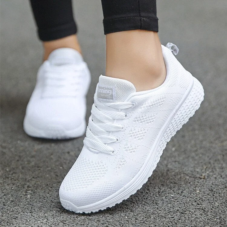 Women Shoes Ultralight Women Flat Shoes With Breathable Mesh Sneakers Woman Plus Size 42 Sports Chaussure Femme Flats Casual