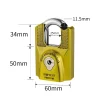 Retro Chrome-plated Steel Thickened Waterproof, Rust-proof and Anti-theft Lock