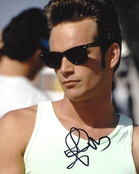 REPRINT - LUKE PERRY Autographed Signed 8 x 10 Photo Poster painting RP