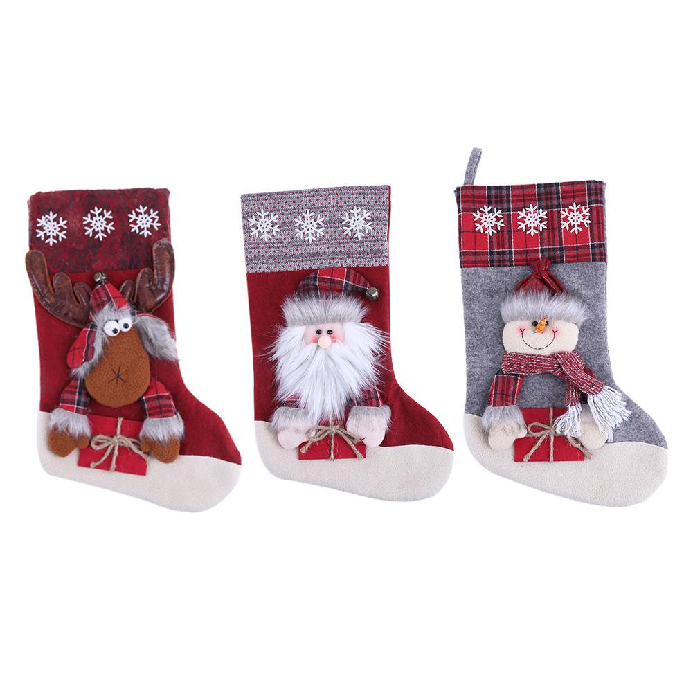 

Christmas Cute Cartoon Socks Gift Bag Christmas Party Bar Ornaments, Old man 1., 501 Original