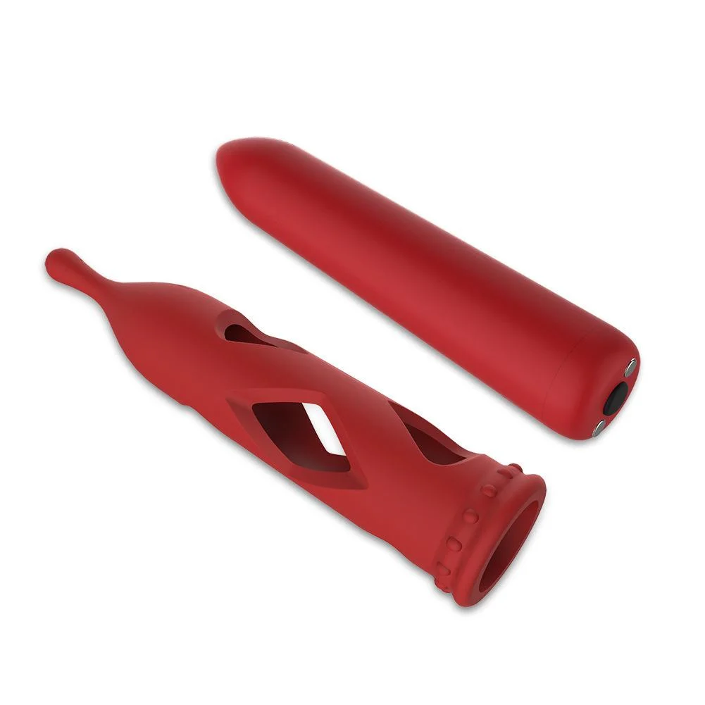 Combination Multi Frequency Vibrator G-spot Vibrating Masturbator Sex Toy