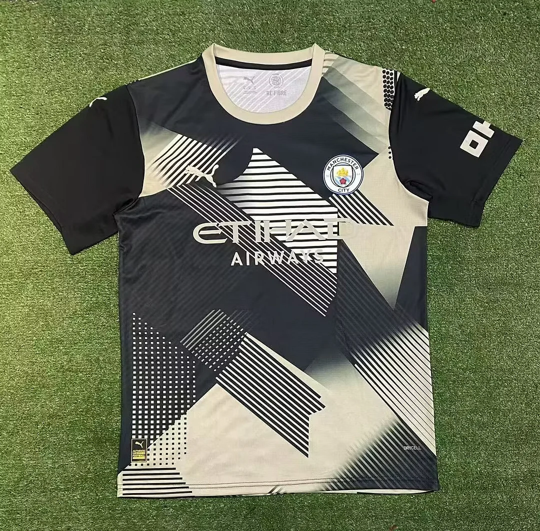 2025/2026 Manchester City Special Edition Black Yellow Football Shirt Thai Quality