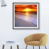 Diamond Painting-DIY Full Round Drill Seawater Sunrise