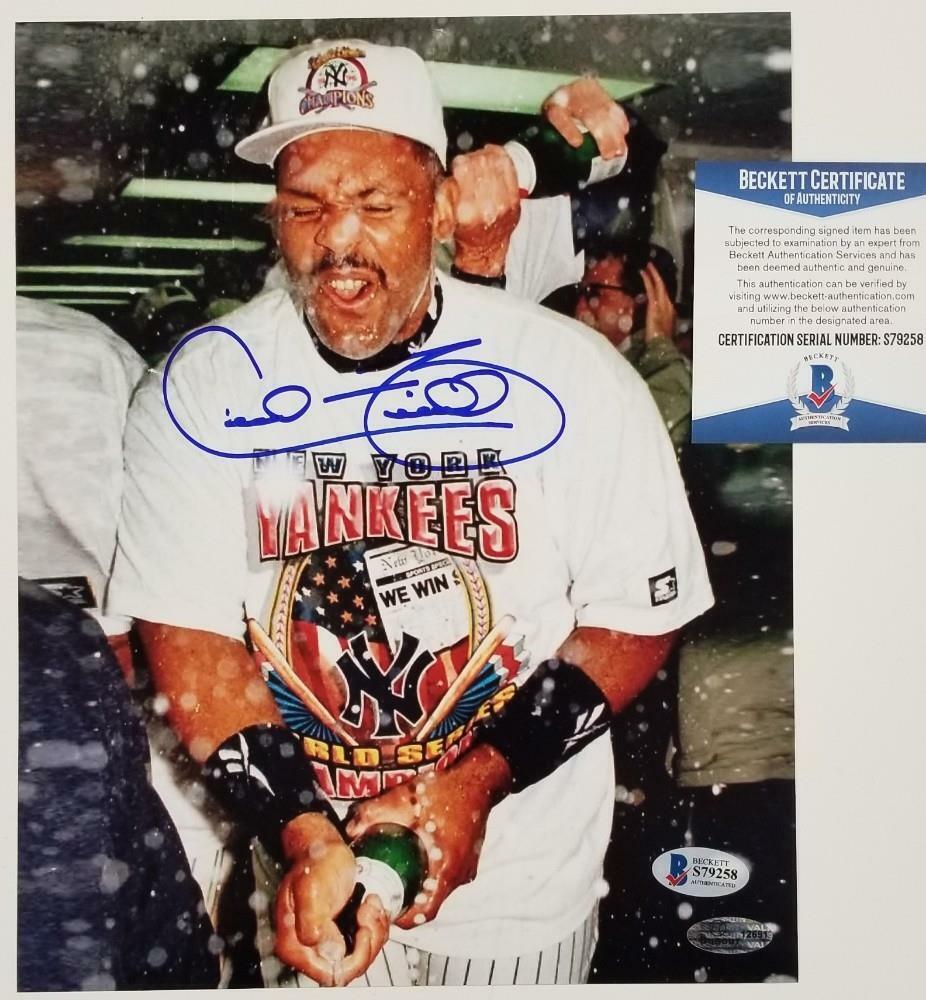 Cecil Fielder signed 8x10 Photo Poster painting #2 Detroit Tigers Autograph ~ Beckett BAS COA