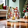 Diamond Painting Christmas Snowman Table Top Ornament Kits for Home Office