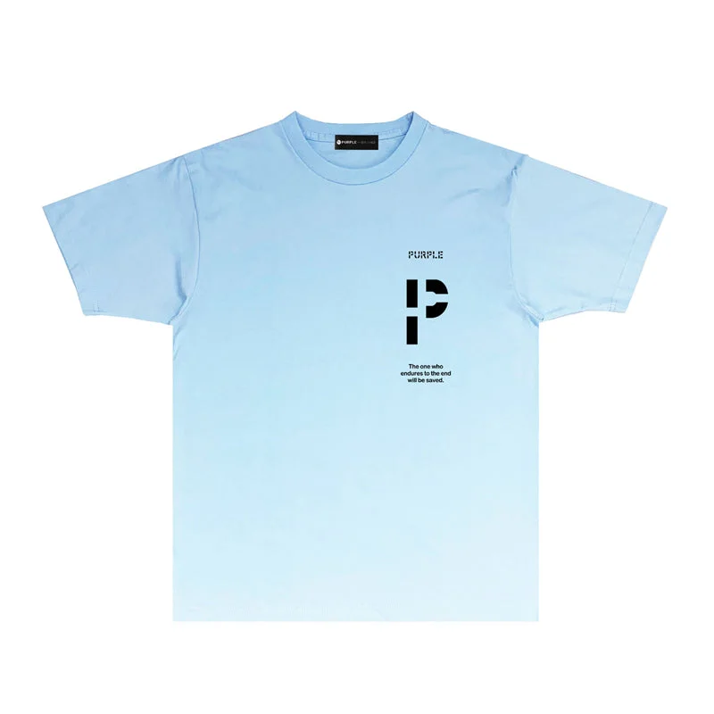 Purple 2023 new fashion T-shirt short sleeves