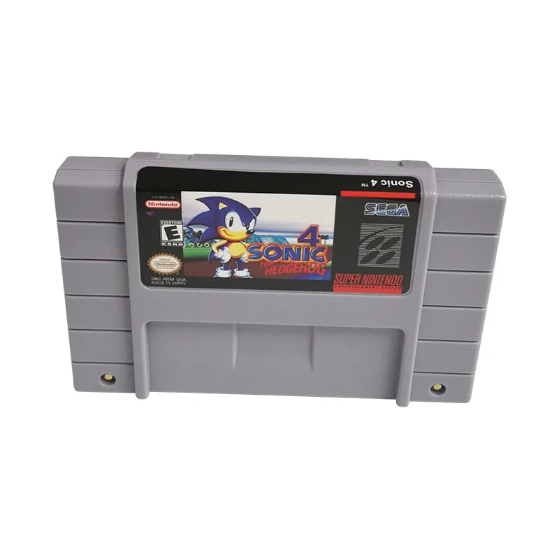 Sonic the Hedgehog SNES For Super Nintendo Entertainment System - 16 Bit US Version Game Cartridge