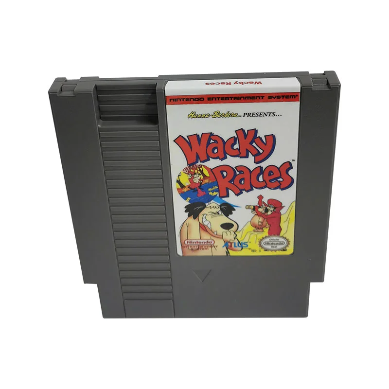 Wacky Races For Nintendo NES - 8 Bit Game Cartridge