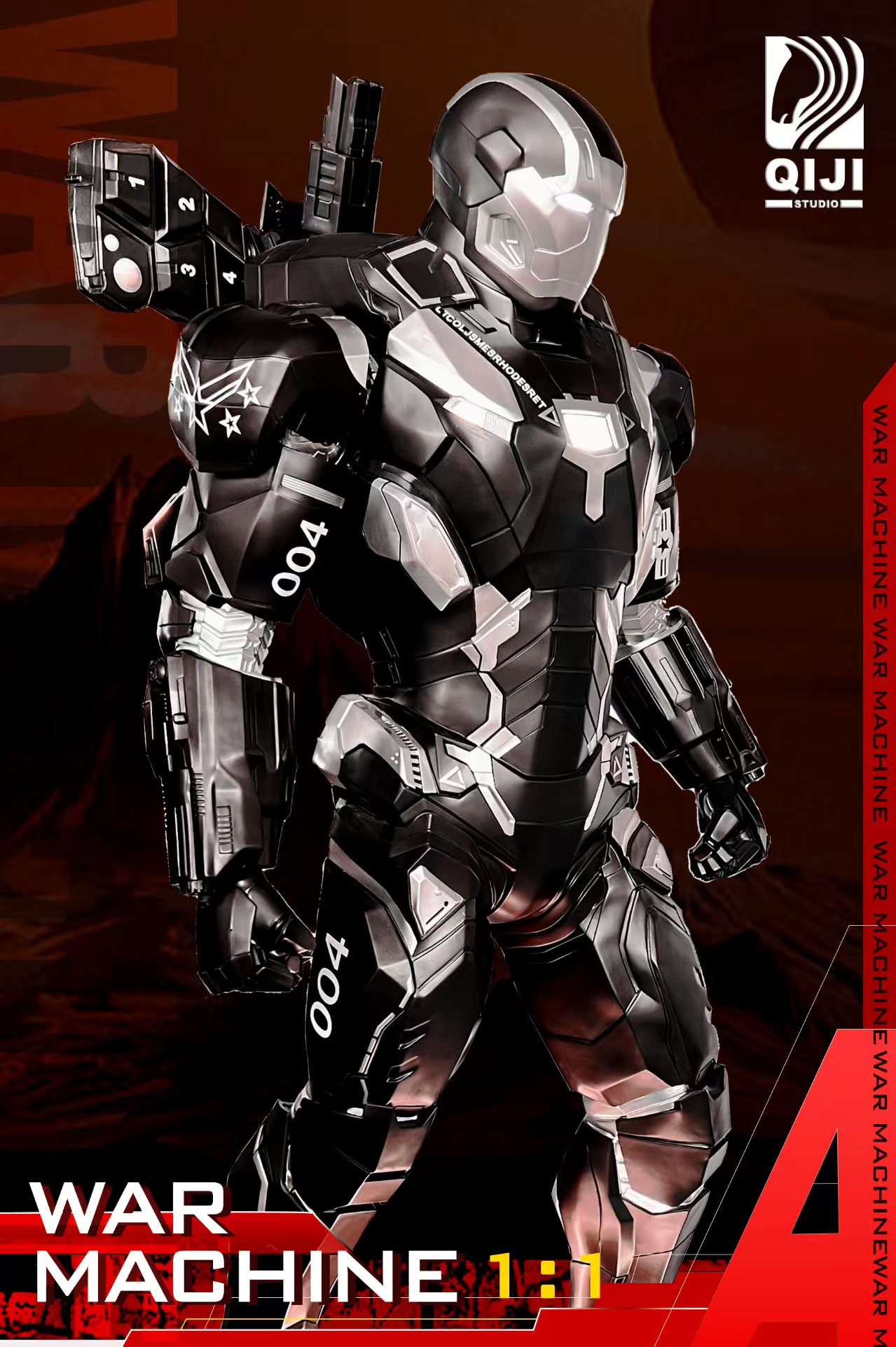 Qiji Studio - Marvel War Machine Armor: Mark IV 1/1 Action Figure-