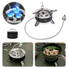 6800W Camping Gas Stove with Storage Bag Foldable Picnic Stove Cooking Accessory