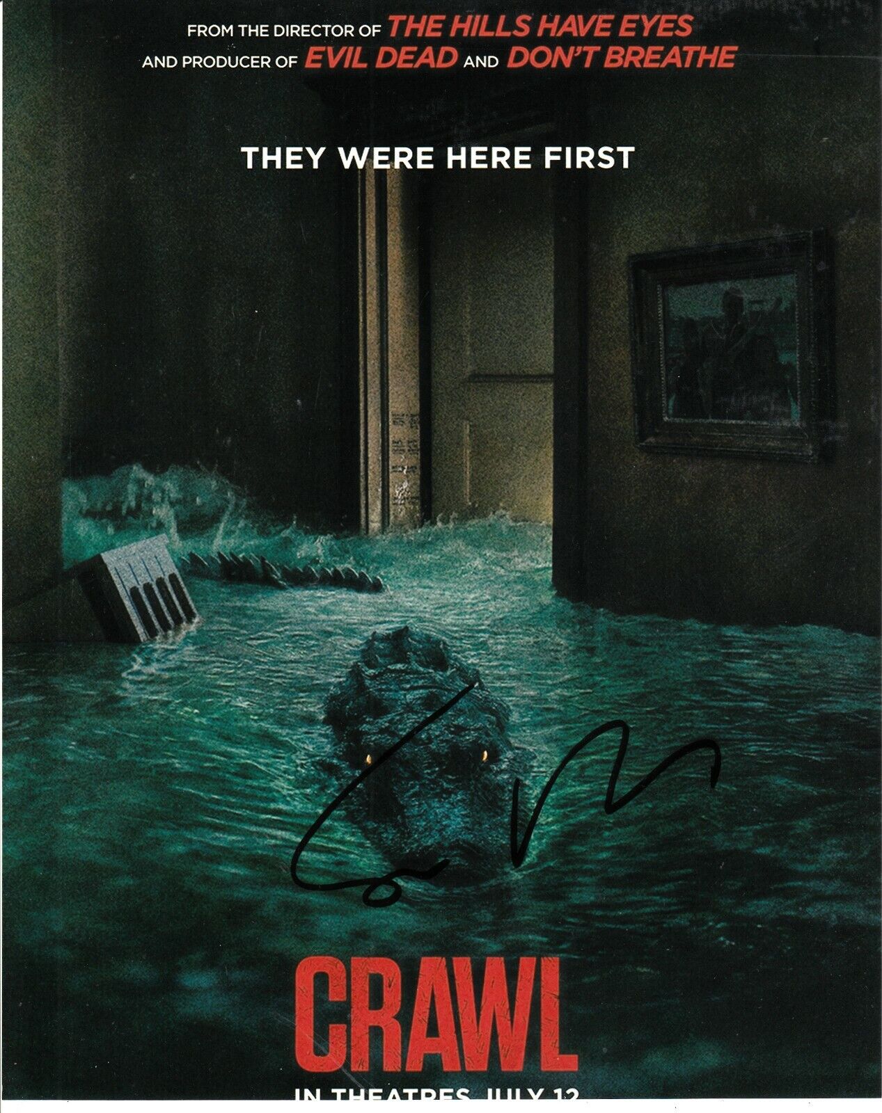 SAM RAIMI SIGNED CRAWL Photo Poster painting UACC REG 242