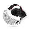 Soft Rubber HeadStrap for Meta Quest 3/3S Accessories Adjustable Replacement Strap Breathable Enhanced Support and Reduce Facial Stress