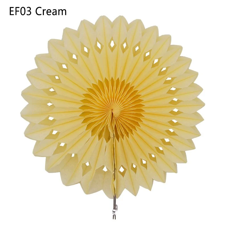 1Pc 20cm/25cm/30cm Tissue Paper Fans Honeycomb Pinwheels Hollow Hanging Flowers Birthday Party Wedding Baby Shower Decoration