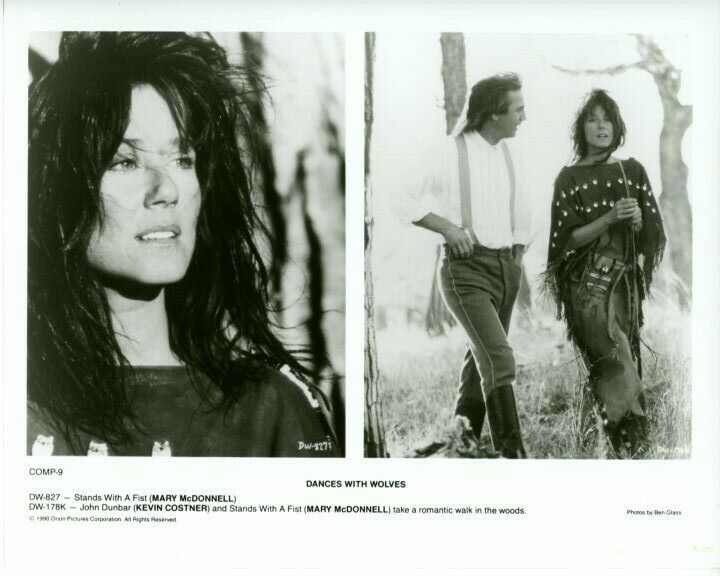 Mary McDonnell Kevin Costner Dances with Wolves Original Press 8X10 Photo Poster painting