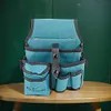Oxford Cloth Electrician Waist Tool Bag Multi-pockets for Hardware Tool (StyleA)