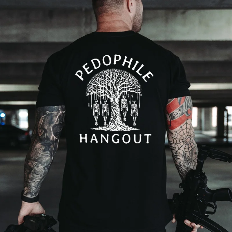 Pedophile Hangout Printed Men's T-shirt -  