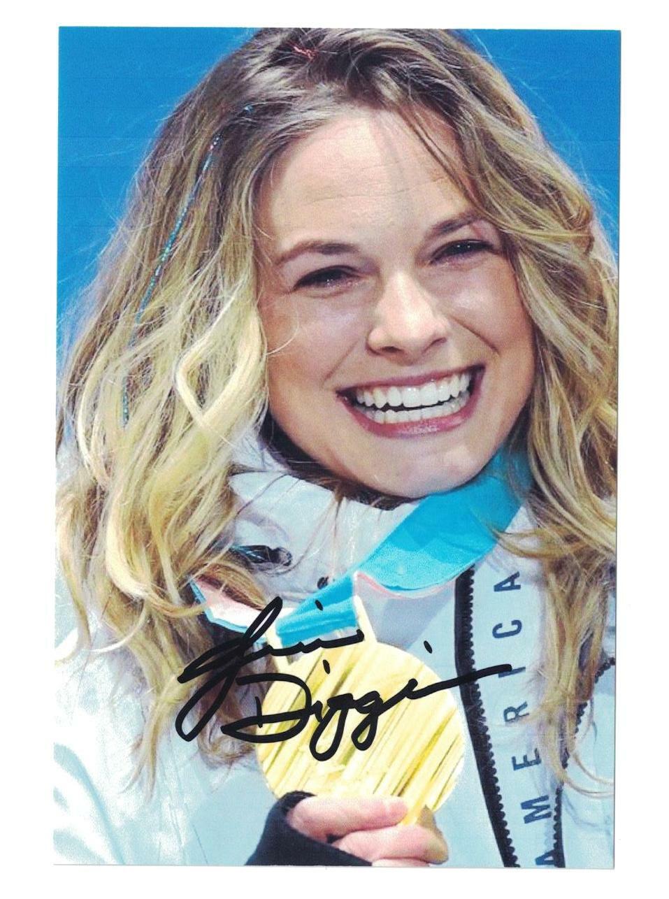 Jessie Diggins Signed Autographed 4x6 Photo Poster painting Olympics Cross Country Skier