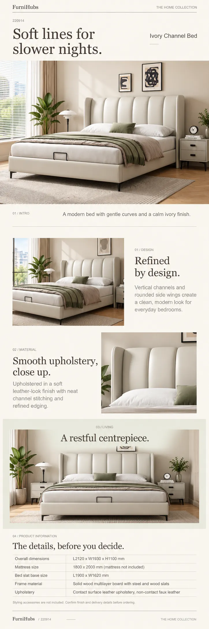 Upholstered Bed 220914