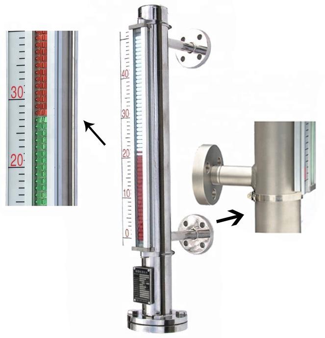 Petroleum Magnetic Level Transmitter SS316 For Fuel Industry 0