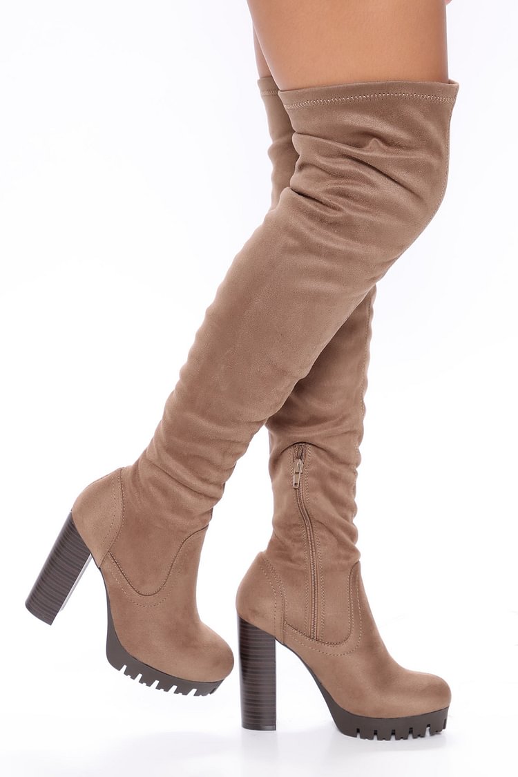 Give You What You Need Boots - Taupe
