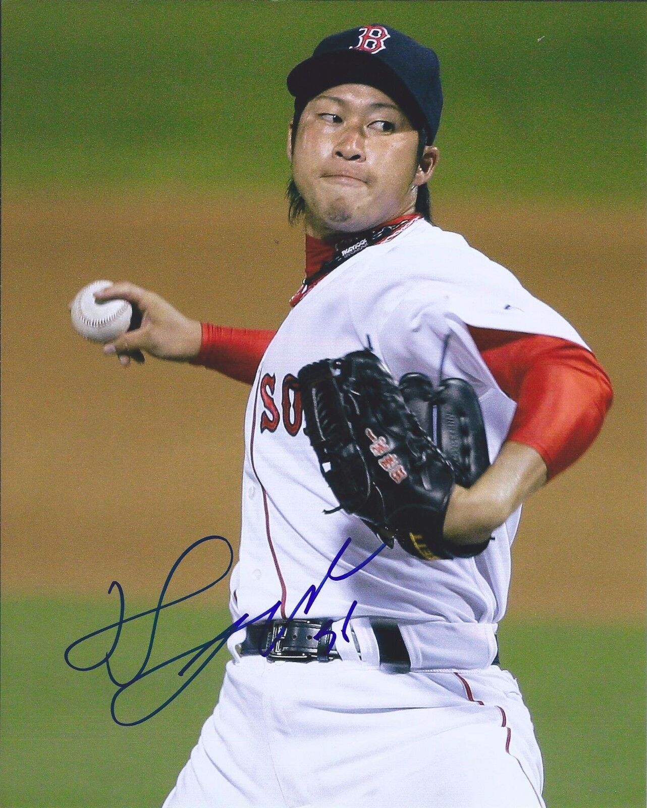 Junichi Tazawa Signed Autographed 8x10 Boston Red Sox Pitcher Japan