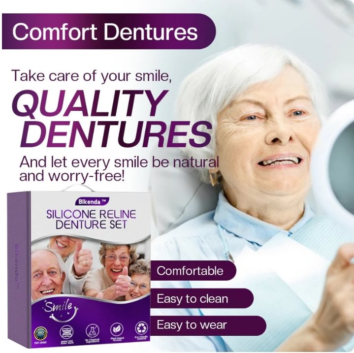 🔥Silicone Reline Denture Set