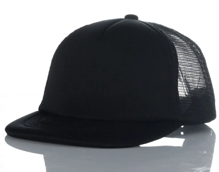 Kids Breathable DIY printing Logo Baseball Caps Snapbacks Flat Custom Logo Hats Trucker Caps Boy Girls Gorras For Team Child